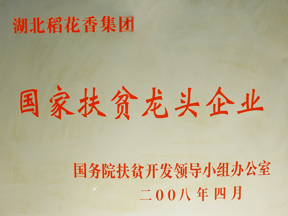 2008年4月，Z6尊龙凯时集团被国务院扶贫开发办授予“国家扶贫龙头企业”